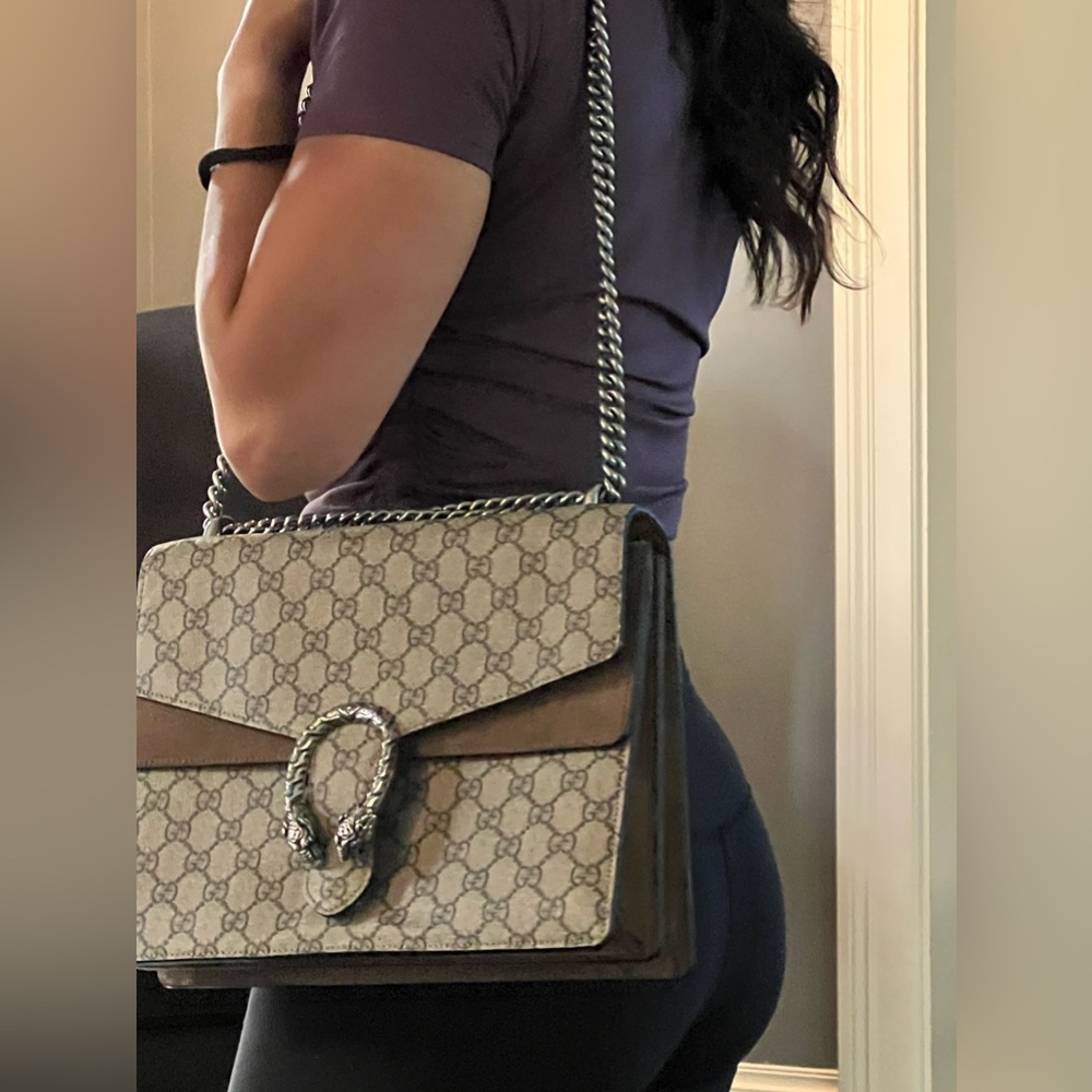 Gucci Beige and Brown Shoulder Bag - Picture 11 of 11
